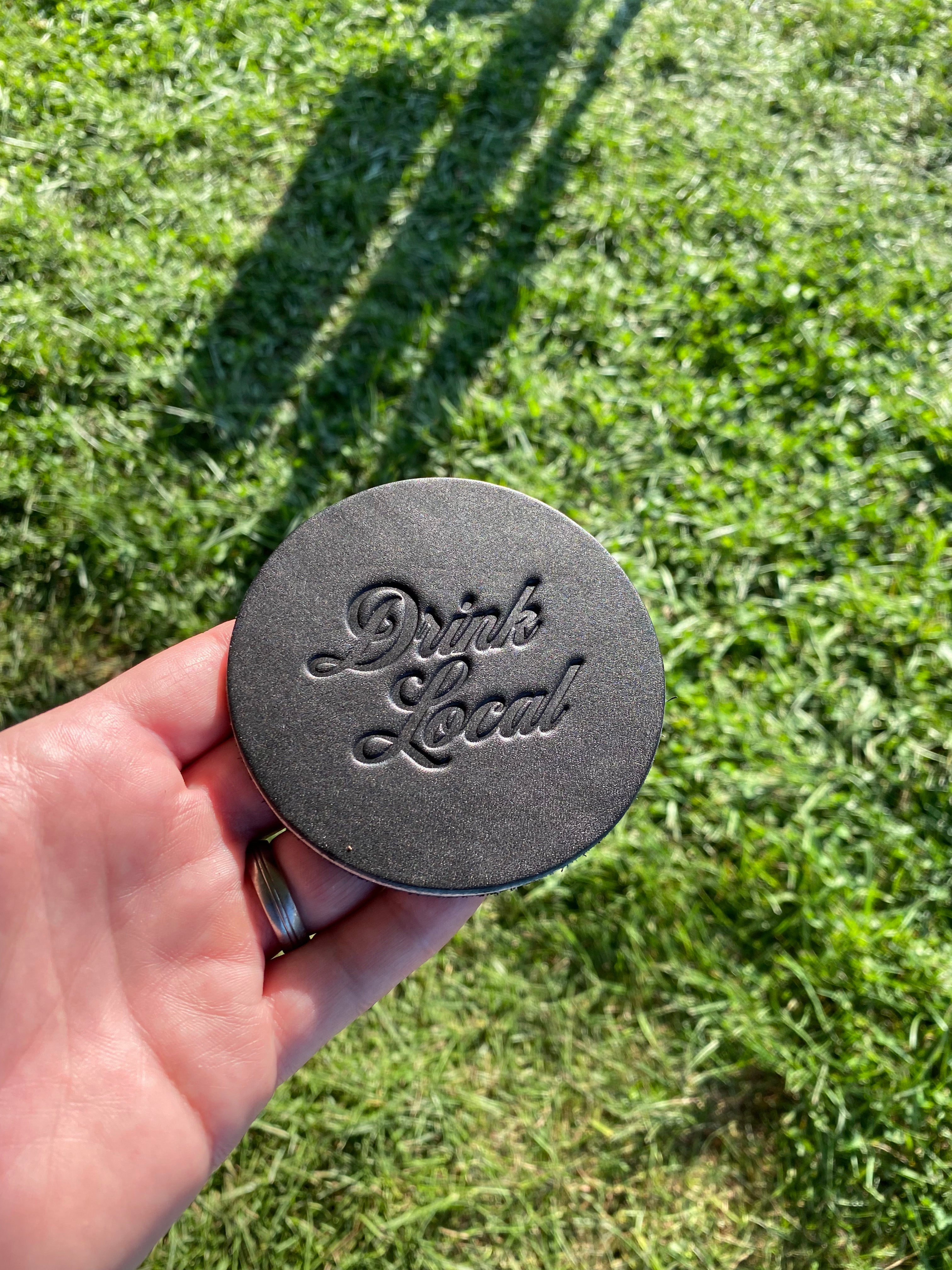 Single Stamped Coaster | Sophisticate Supply Co. | Handmade
