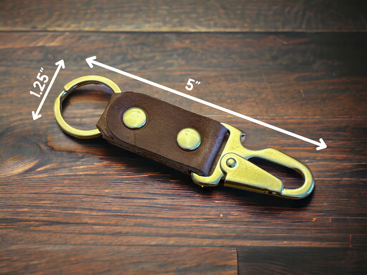 Key Chains EDC Sophisticate Supply Co. Handmade Leather Totes Goods